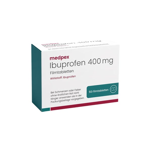 medpex Ibuprofen 400mg Filmtabletten 50 St