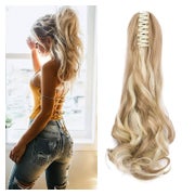 Pferdeschwanz Haarteil Claw 45 cm 140g Sandy Blonde Gebleich 1 St