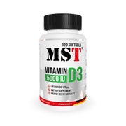MST - Vitamin D3 5000IU 120 Softgels 120 St