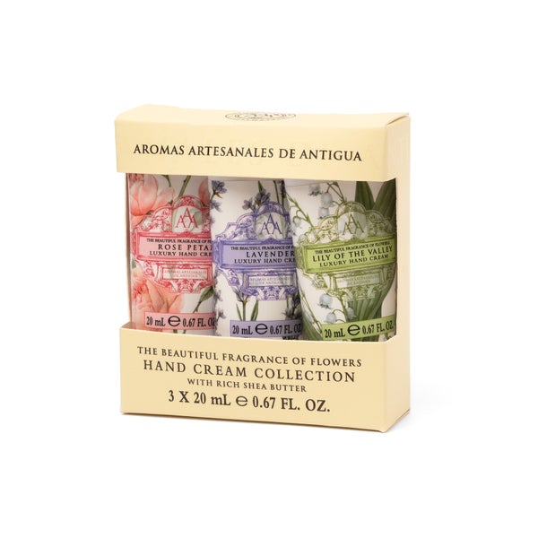 Triple AAA Lavender, Lily of the Valley & Rose Petal – Floral Mini Handcreme 3er Set 60 ml