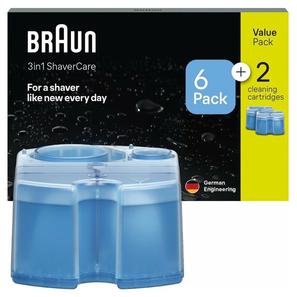 Braun Rasierer Reinigungsstation Nachfüllkarton 8er Pack CCR6+2 1 St