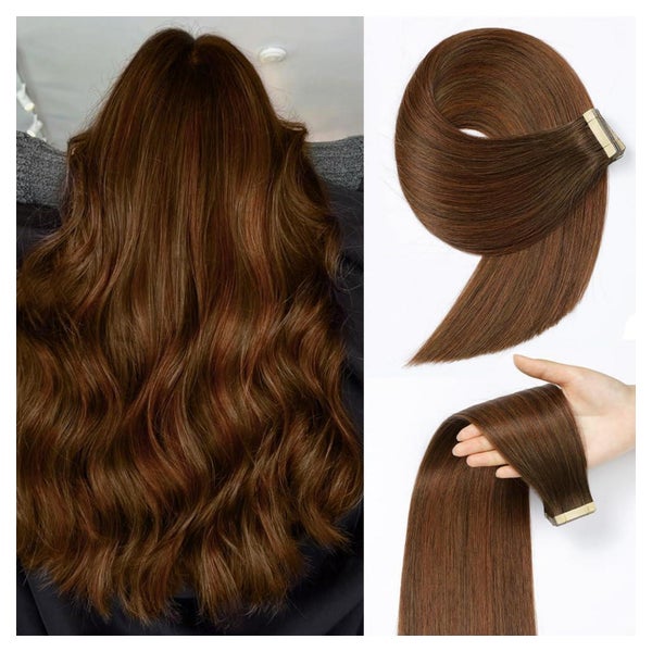 Tape Extensions Echthaar Remy 4 4 33# 20inch(50cm)-20pc 1 St