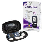 CodeFree Blutzuckermessgerät Set mit Teststreifen, Diabetes-Set mg/dL 1 St