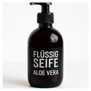 Echte flüssige Pflanzenölseife Aloe Vera Black Edition 500 ml