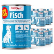 Supravit Hundenassfutter mit Fisch 12 x 410g 4920 g