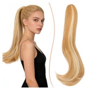 Pferdeschwanz Haarteil Haarverlängerung 40cm 27H 613# Schmut 1 St