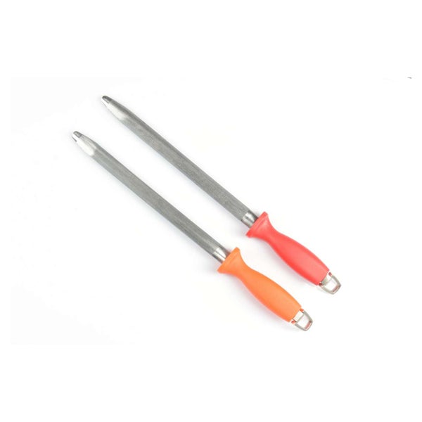 Wetzstahl aus Edelstahl flach/breite Klinge