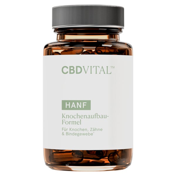 CBD VITAL Hanf Knochenaufbau Formel | Für Knochen & Zähne 90 St