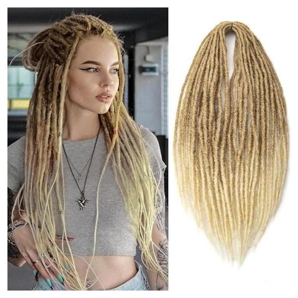 Dreadlocks Extensions 24 Crochet Double Ended Double-ended 2 1 St