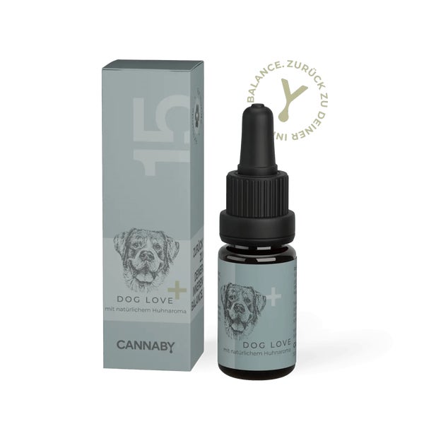 CANNABY Premuim CBD Öl 15% für Hunde Breitspektrum 10 ml