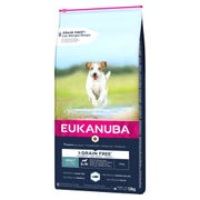 EUKANUBA Grain Free Small&Medium Hundefutter für ausgewachsene Hunde kleiner und mittelgroßer Rassen 12 kg