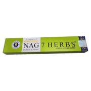 Räucherstäbchen Golden Nag 7 Herbs 15gr Gewürze 1 Packung 1 St
