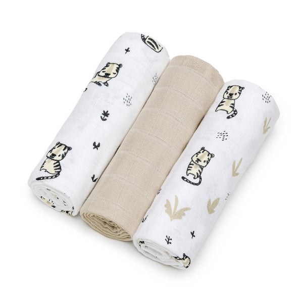 T-TOMI Mullwindeln HIGH QUALITY Tigers 3 St
