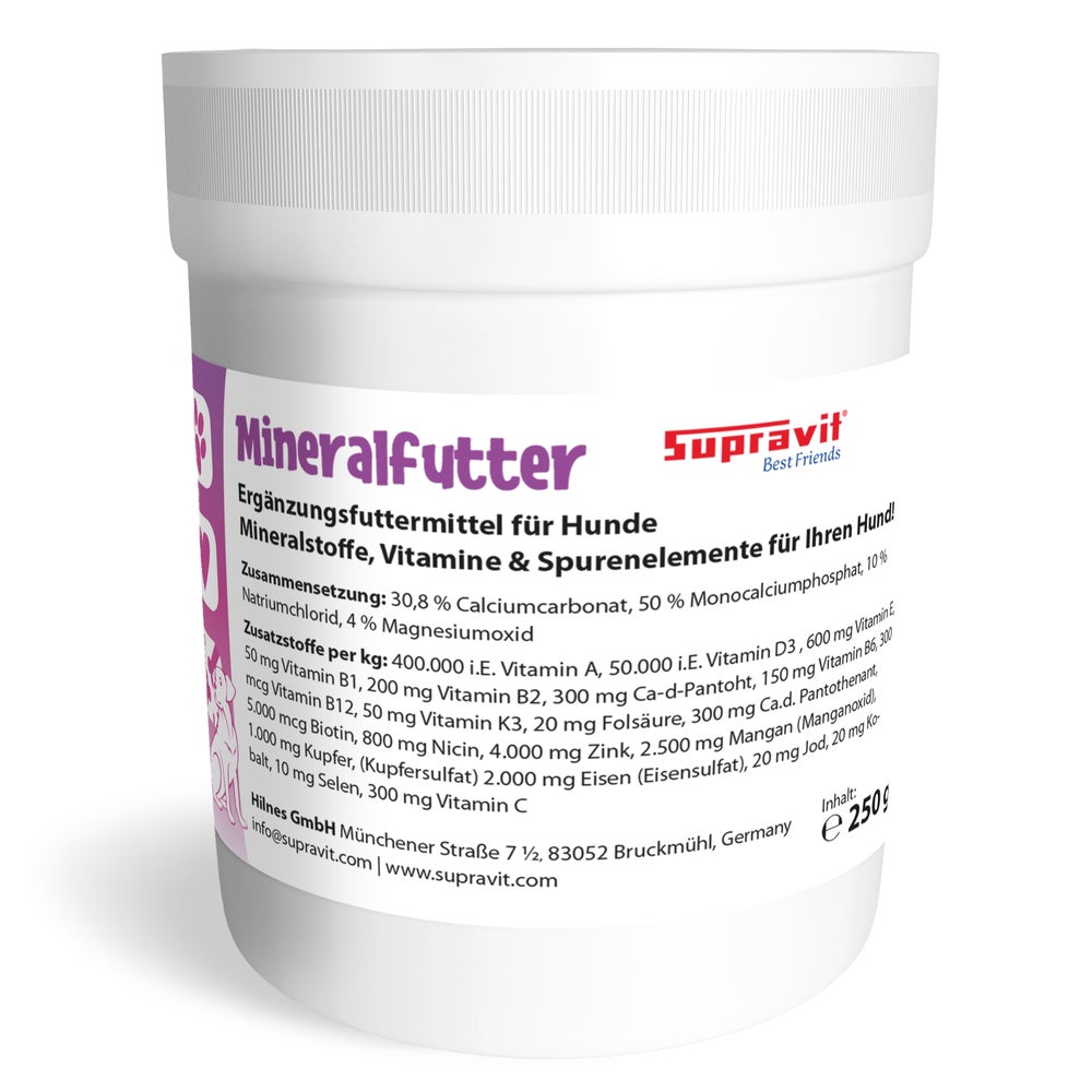 Supravit Mineralfutter für Hunde 250g 250 g