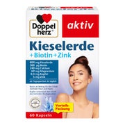 Doppelherz Kieselerde+biotin+zink Kapseln 60 St