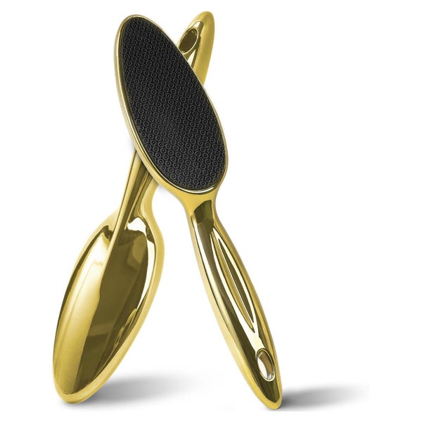 Nano Glas Hornhautentferner für nasse trockene Füße Gold 1 St