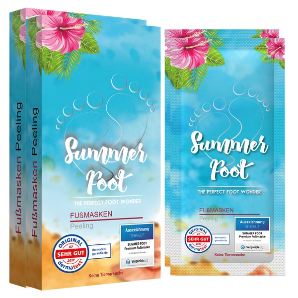 Doppelpack Fußmaske für Frauen (2 Paar) 2 Set