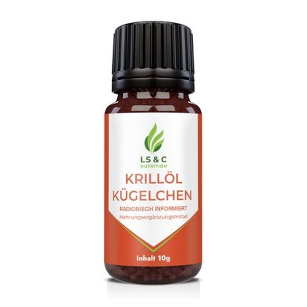 LS & C Nutrition | Krillöl | Kügelchen | natürlich 10 g