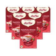 Yogi Tea - Natürliche Abwehr Bio Kräutertee | 6 x 34g 6x17 St