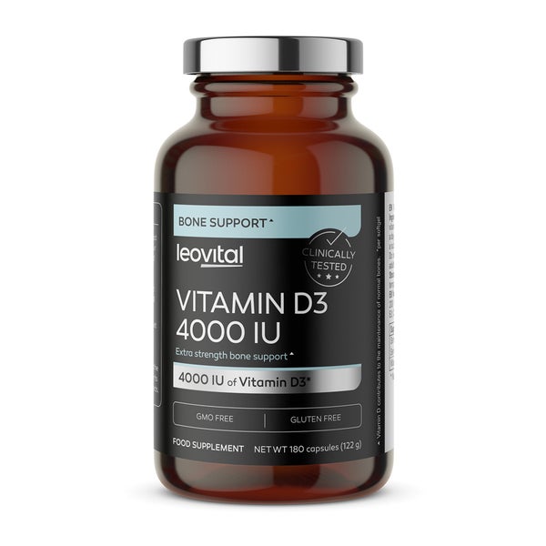 Polleo Vitamin D3 4000 IE, 180 Softgels Kapseln 180 St