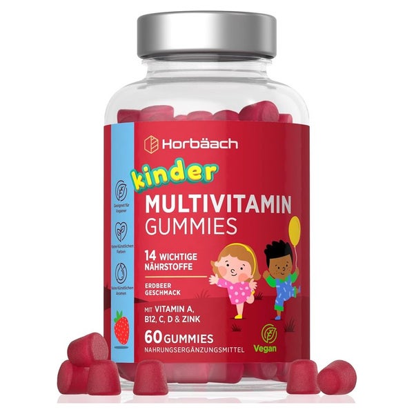Horbaach Multivitamin Gummibärchen für Kinder 60 St