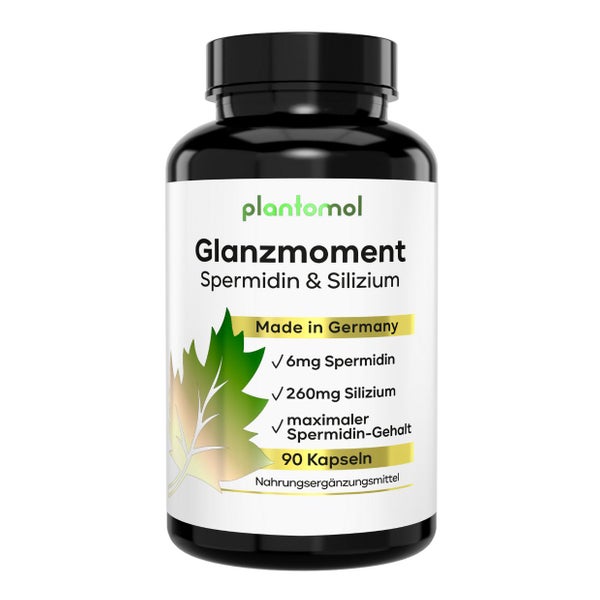 plantomol® 6mg Spermidin - Glanzmoment für Haut Haare Nägel