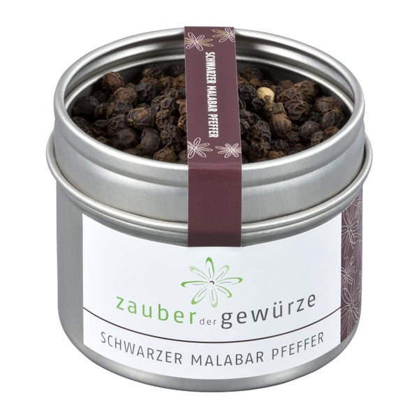 Zauber der Gewürze Schwarzer Malabar Pfeffer 50 g