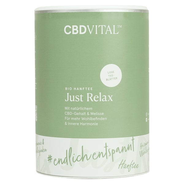 CBD VITAL Bio Hanftee zum Entspannen | just relax 100 g