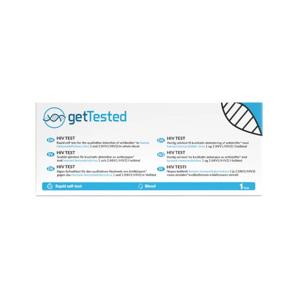 GetTested HIV Schnelltest - AIDS-Virus Selbsttest 1 St