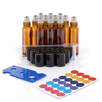 Rollon Flaschen 10ml 12er Set Leer Anti UV Ätherische Braun1 1 St online kaufen