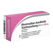 Rivaroxaban Aurobindo Starterp.15mg+20mg Fta 42+7 1 P