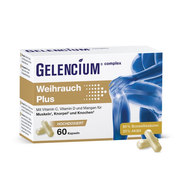 GELENCIUM® Weihrauch Plus 1.000 mg vegan 60 St