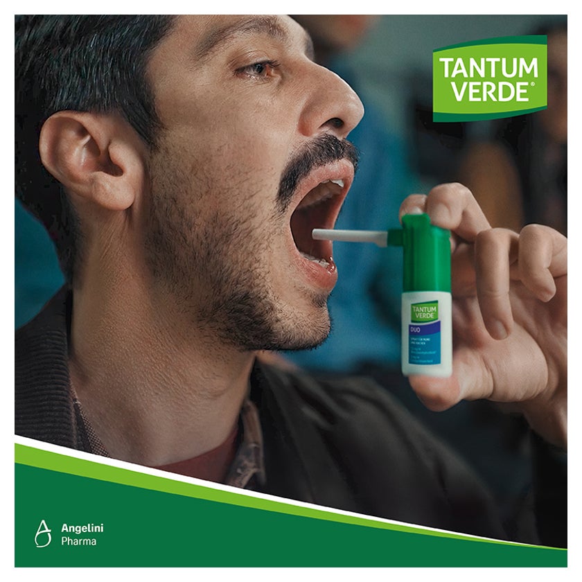Tantum Verde Duo 1,5mg/ml+5mg/ml Spray Anw.mundhö. 15 ml online kaufen ...