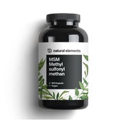 MSM Kapseln - 365 vegane Kapseln - Laborgeprüfte 1600mg Methylsulfonylmethan (MSM) Pulver pro Tagesdosis - Ohne Magnesiumstearat, hochdosiert und in Deutschland produziert 365 St