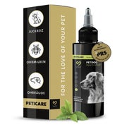 Peticare Anti-Parasiten Mittel für Hunde-Ohren, gegen Ohrmilben Pilze 50 ml