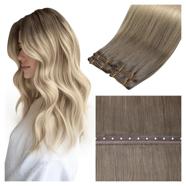 Extensions Remy Echthaar 50cm 50cm-60G 1.7-butterfly weft-#8 1 St