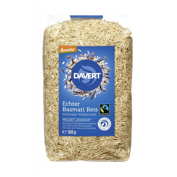 Davert - Himalaya Basmati Reis, Vollkornreis FAIRTRADE 500 g