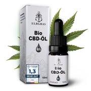 Elbgras Bio CBD Öl 15% - Hanföl Crude-Qualität - CBD-Tropfen 10 ml