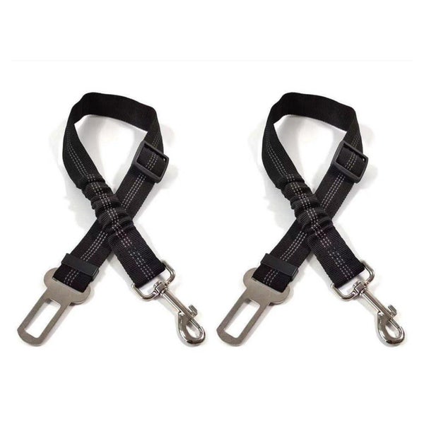 Sicherheitsgurt Auto Hund 2er Set Stoßdämpfung Karabiner ver 1 St