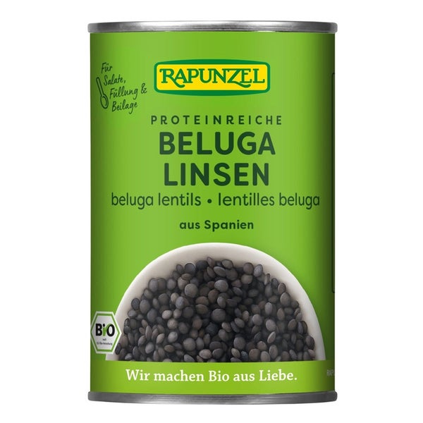 Rapunzel Beluga Linsen in der Dose