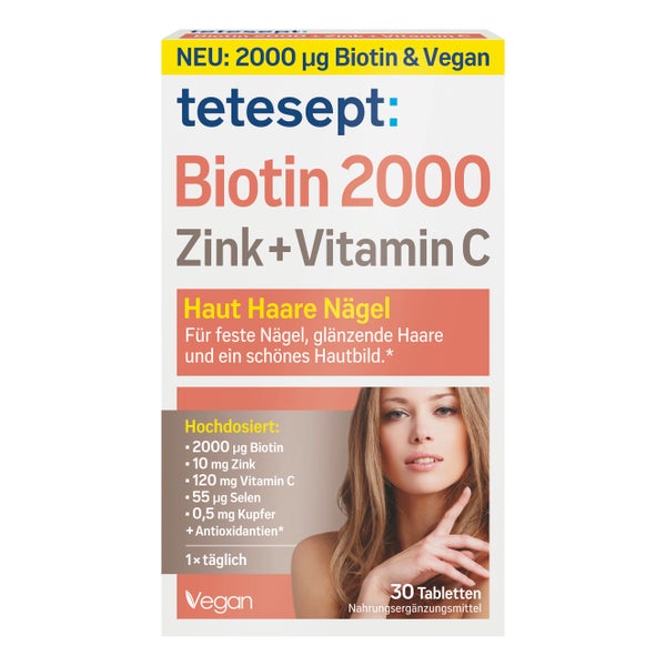 Tetesept Biotin 2000 Filmtabletten 30 St