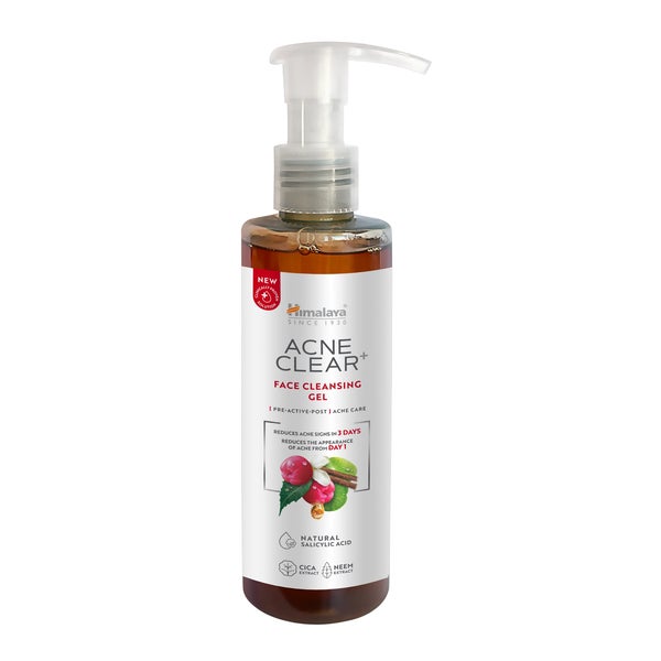 Himalaya Acne Clear+ Gesichtsreinigungsgel gegen Pickel 200 ml