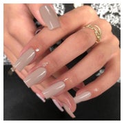 Kunstnägel PressOn Acryl Mandel Sarg Ballerina 24 Khaki 1 St