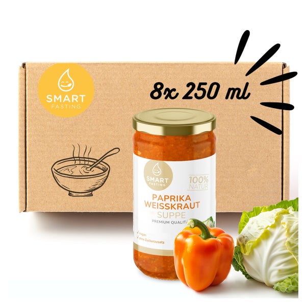 Fastensuppe Paprika Weißkraut - 8x250ml, natürlich, vegan 250 ml