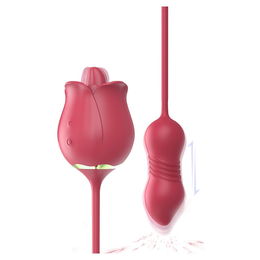 Wide RO - Vibrator mit Vibro Zunge und Vibro Ei mit Stoßfunktion 1 St  online kaufen