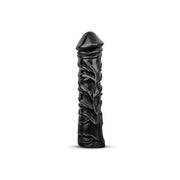 Realistischer XXL Dildo 33 cm schwarz – groß & samtweich (1 Stück)