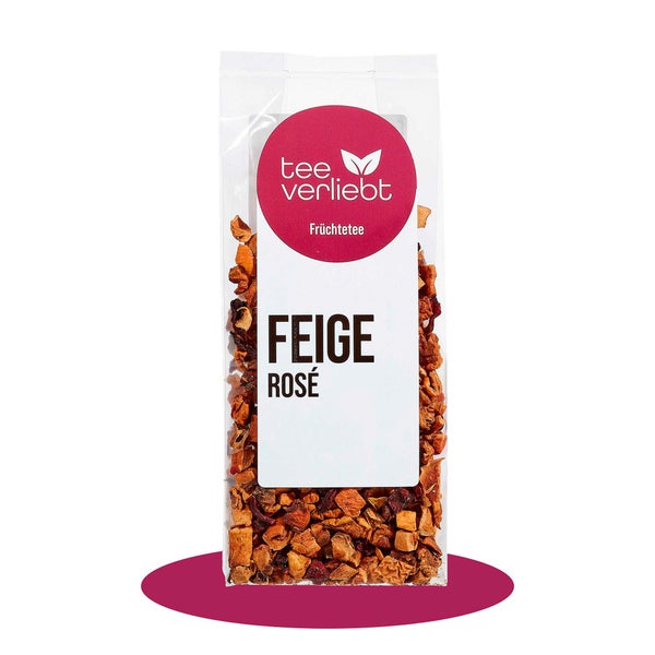 teerveliebt - Feige Rosé loser Früchtetee | 100g 100 g