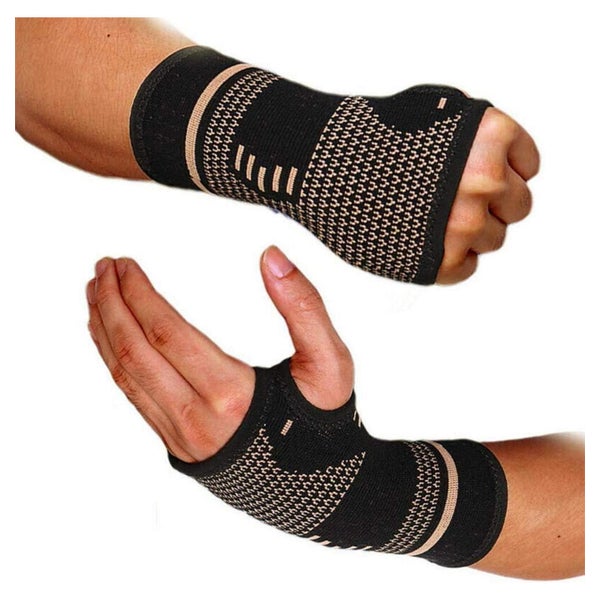 Faletony Handgelenk Bandage Handgelenkschiene 2er-Set Copper 1 St