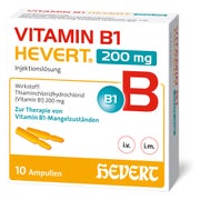 Produktabbildung: Vitamin B1 Hevert 200 mg 10X2 ml