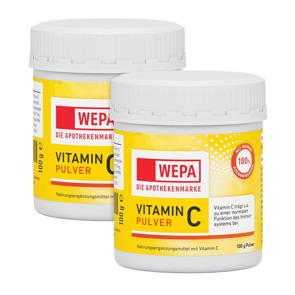 WEPA Vitamin C Pulver Dose Doppelpack 2X100 g